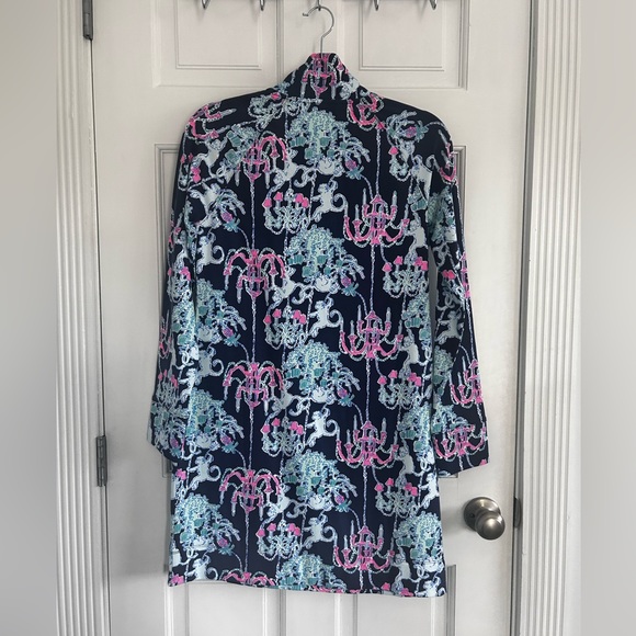 Lilly Pulitzer Half-Zip Patterned Dress (size S) - Picture 2 of 4